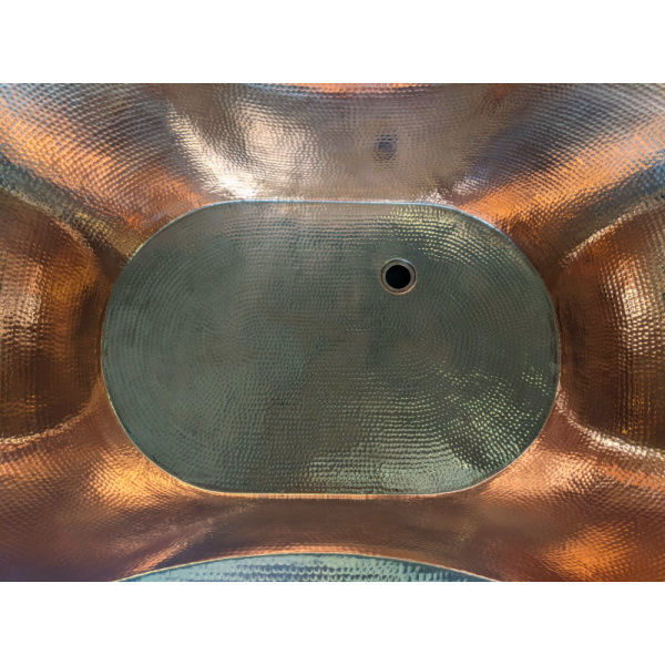 Picture of Merida Double-Wall Boat Style Copper Bathtub by SoLuna - SALE