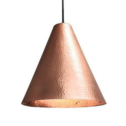 SoLuna Copper Pendant Light | Cone | Matte Copper