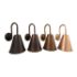 SoLuna Copper Wall Sconce | 2 | Cafe Natural | Set of 2