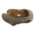 Teak Wood Vessel Sink  |  Free-form  | B128