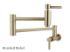 Concord KS8108DL Two-Handle 1-Hole Wall Mount Pot Filler, Brushed Nickel