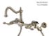 Kingston Brass Kitchen Faucet | Heritage | Side Spray | Wall Mount