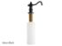 Vintage SD7600MB Victorian Spout Metal Soap Dispenser, Matte Black