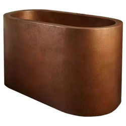 SoLuna Copper Japanese Soaking Tub | Oval