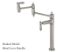 Kingston Brass Kitchen Faucet | Restoration | Pot Filler | Single Hole | Deck Mount