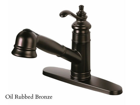 Kingston Brass Templeton Pull Out Kitchen Faucet