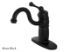 Vintage KB1480BL One-Handle 1-Hole Deck Mount Bar Faucet, Matte Black