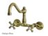 Kingston Brass Kitchen Faucet | Vintage | Bridge | Wall Mount