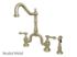 Kingston Brass Kitchen Faucet | English Country | Bridge | Side Spray | Deck Mount