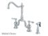 Kingston Brass Kitchen Faucet | English Country | Bridge | Side Spray | Deck Mount