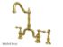 Kingston Brass Kitchen Faucet | English Country | Bridge | Side Spray | Deck Mount