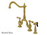 Picture of Kingston Brass English Country Bridge Kitchen Faucet with Spray