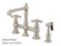 Kingston Brass Kitchen Faucet | English Country | 4-Hole Bridge | Side Spray | Deck Mount