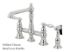 Kingston Brass Kitchen Faucet | English Country | 4-Hole Bridge | Side Spray | Deck Mount