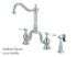 Kingston Brass Kitchen Faucet | English Country | Side Spray | Deck Mount