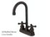 Kingston Brass Bar Faucet | Victorian | Centerset | Deck Mount