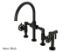 Kingston Brass Kitchen Faucet | Belknap | Bridge | Side Spray | Deck Mount
