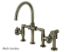 Kingston Brass Kitchen Faucet | Belknap | Bridge | Side Spray | Deck Mount