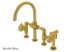 Kingston Brass Kitchen Faucet | Belknap | Bridge | Side Spray | Deck Mount