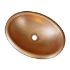 15" Oval Copper Bathroom Sink by SoLuna