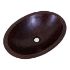 17" Oval Copper Bathroom Sink by SoLuna
