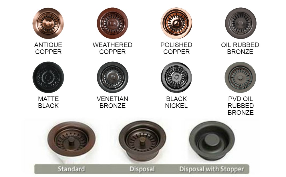 Picture of Kitchen Sink Drain Finish and Style