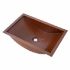 20.5" Trough Copper Bathroom Sink by SoLuna