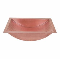 20.5" Trough Copper Bathroom Sink by SoLuna