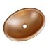 19" Oval Copper Bathroom Sink by SoLuna