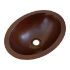 19" Oval Copper Bathroom Sink by SoLuna