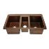 Custom copper kitchen sink