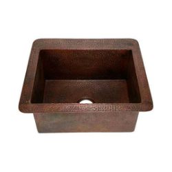 Antique copper kitchen sink