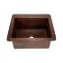 Antique copper kitchen sink
