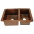 Antique copper kitchen sink