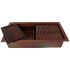 Custom copper kitchen sink