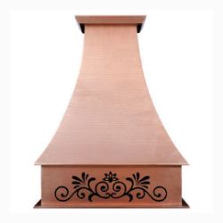 SoLuna Copper Range Hood | Bespoke | Scroll