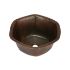 SoLuna Copper Bar Sink | 17.5" | Hexagon