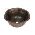 SoLuna Copper Bar Sink | 16" | Hexagon | Grapes