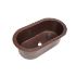 SoLuna Copper Bar Sink | 26.5" | Oval Tub