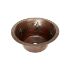 SoLuna Copper Bar Sink | Round | Stars