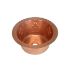 SoLuna Copper Bar Sink | Round | Fleur de Lis