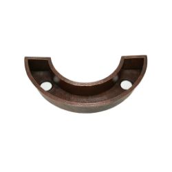 SoLuna Copper Prep Sink | Curved