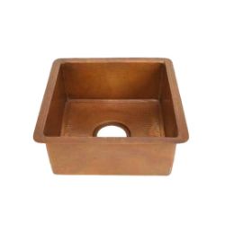 SoLuna Copper Prep Sink | Square