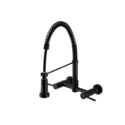 Kingston Brass Kitchen Faucet | Concord | Pull Down | Bridge | Wall Mount