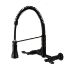 Kingston Brass Kitchen Faucet | Gourmetier Heritage | Lever Handles | Wall-Mount
