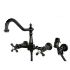 Kingston Brass Kitchen Faucet | Heritage | Side Spray | Wall Mount