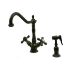 Kingston Brass Kitchen Faucet | Heritage | Side Spray | Deck Mount