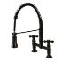 Kingston Brass Kitchen Faucet | Gourmetier Heritage | Two Handle | Deck Mount
