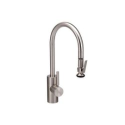 Waterstone Contemporary Kitchen Faucet | C-Spout |  PLP Pulldown | Deck Mount
