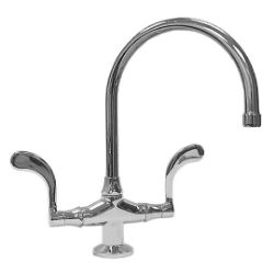 Sonoma Forge Kitchen Faucet | Wingnut Large Arched Spout | Deck Mount